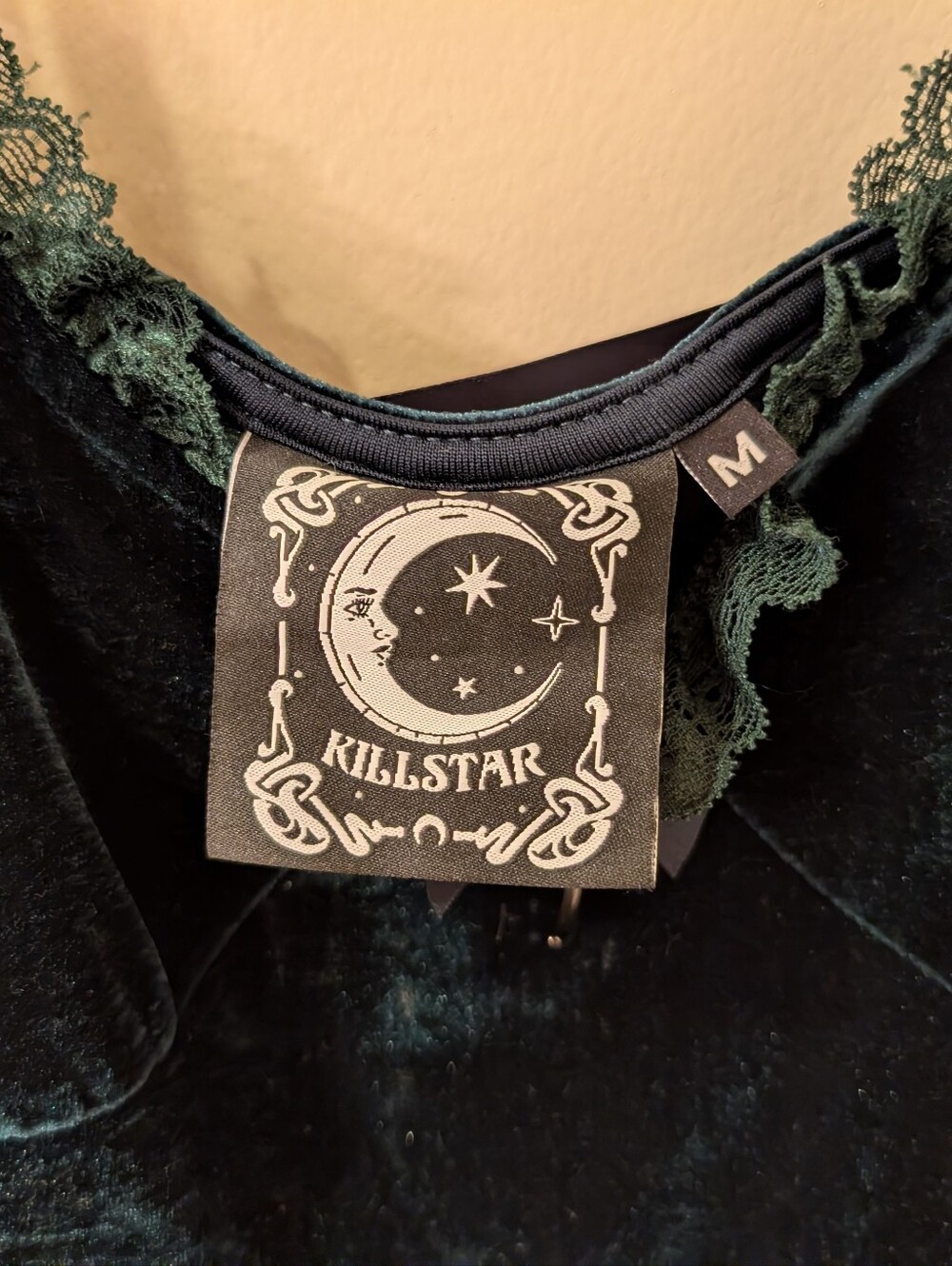 Killstar | Moonstruck Velvet Mini Dress - Picture 6 of 6